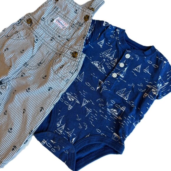 ⚓Anchors Away! Baby Boy Outfit - Picture 5 of 10